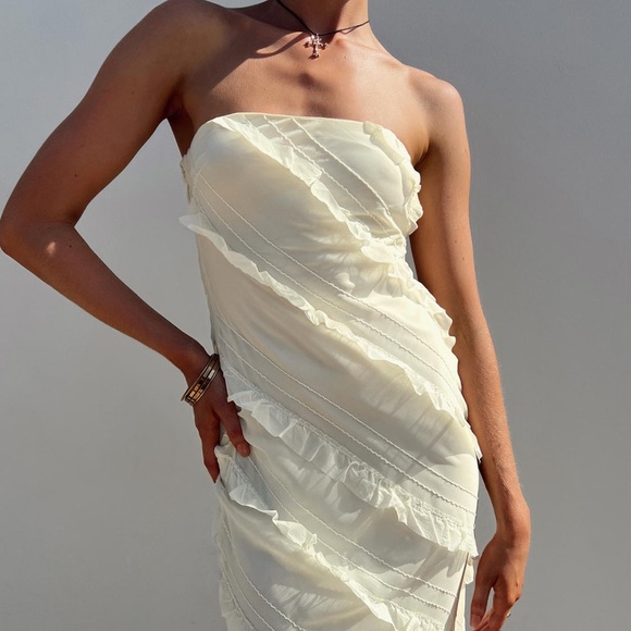 Princess Polly Dresses & Skirts - Princess Polly Baylie Maxi Dress in Yellow